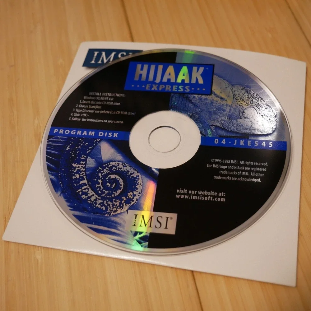 Quarterdeck Hijaak‎ Express Graphics Conversion - Windows 95, 98, NT 4.0 CD-ROM